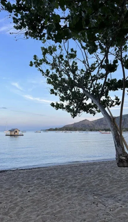 Relaxing at Pemuteran Beach